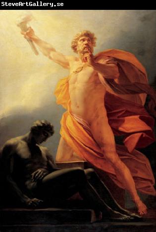 Heinrich Friedrich Fuger Prometheus brings Fire to Mankind